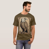 T-shirt "Aigle" Conçu (Devant entier)