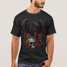 Aigle Crâne Gothique Streetwear Graphique Héritage