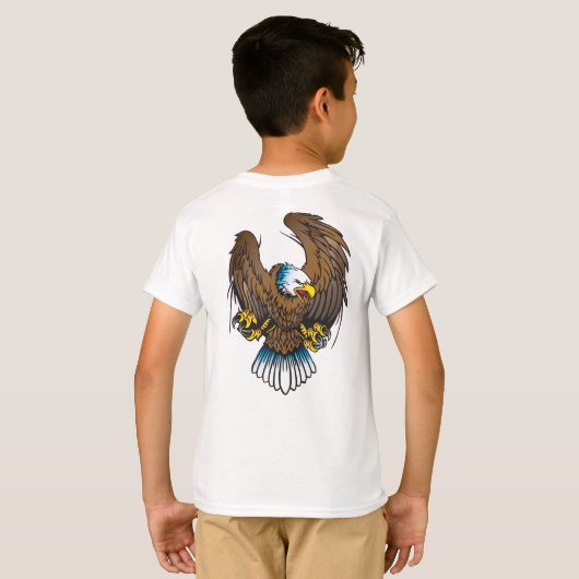 T-shirt Aigle de Bald (Dos entier)