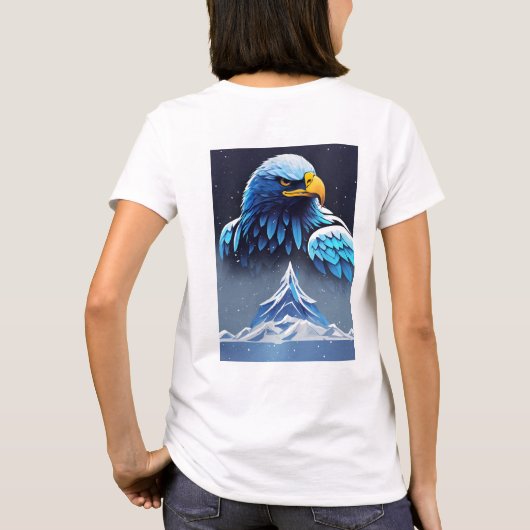 T-shirt Aigle de cristal : Libérez votre esprit sauvage Te (Dos)
