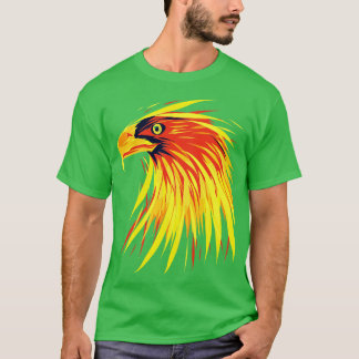 T-shirt Aigle De Feu Brûlant Aigle