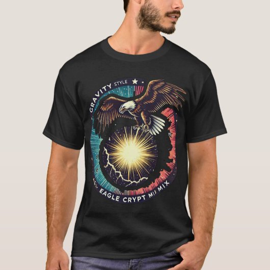 T-shirt Aigle de gravité : Supernova Sentinel" (Devant)