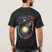 T-shirt Aigle de gravité : Supernova Sentinel" (Dos)