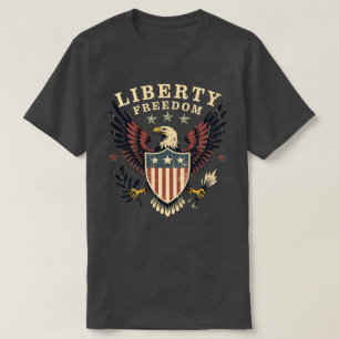 T-shirt Aigle de la liberté américaine vintage