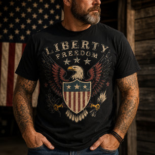 T-shirt Aigle de la liberté américaine vintage