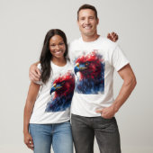 T-shirt aigle de liberté Abstraite (Unisexe)