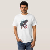 T-shirt Aigle de métal (Devant entier)