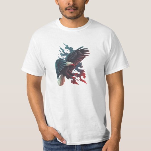 T-shirt Aigle de métal (Devant)
