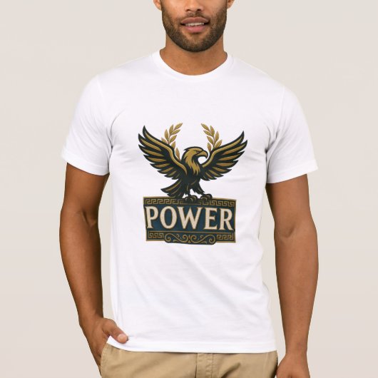 T-shirt aigle de puissance (Devant)
