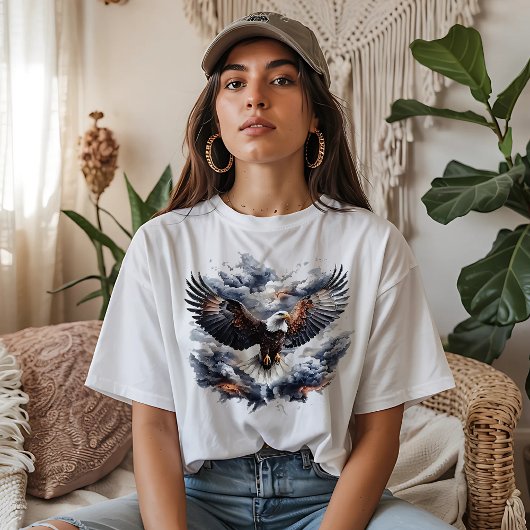 T-shirt Aigle émergé des nuages