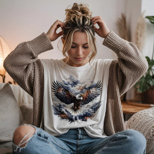 T-shirt Aigle émergé des nuages