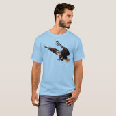 T-shirt Aigle en marche vers le bas (Devant entier)