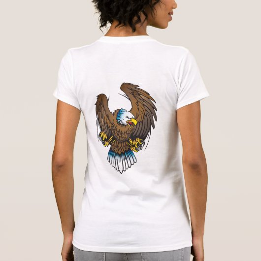 T-shirt Aigle et drapeau (Dos)