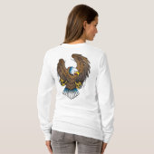 T-shirt Aigle et drapeau (Dos entier)