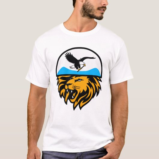T-shirt Aigle et lion (Devant)