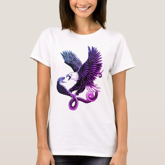 T-shirt Aigle et serpent (Devant)