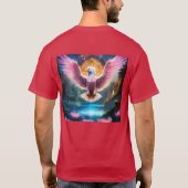 T-shirt Aigle géant puissant avec ailes se répandant dans  (Dos)