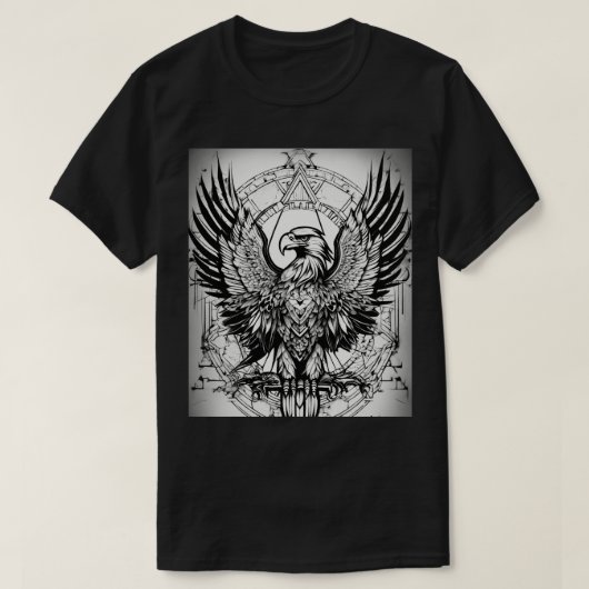 T-shirt Aigle géométrique (Design devant)