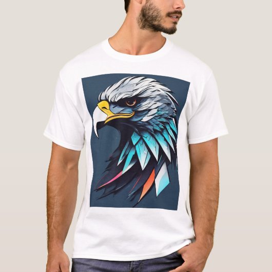 T-Shirt Aigle imprimé (Devant)