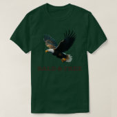 T-shirt Aigle libre et chauve (Design devant)
