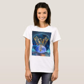 T-shirt Aigle Lune (Devant entier)