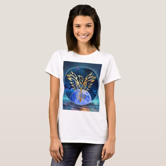 T-shirt Aigle Lune (Devant entier)