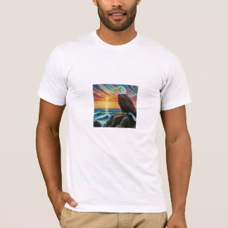 T-shirt Aigle majestueux au coucher du soleil