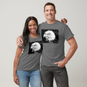 T-shirt Aigle Modèle Élégant gris foncé Ajouter image (Unisexe)