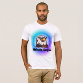 T-shirt Aigle néon nébuleuse (Devant entier)