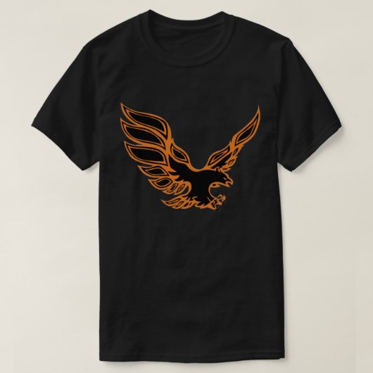 T-shirt Aigle orange (Design devant)