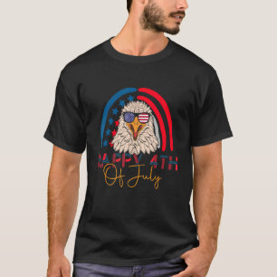 T-shirt Aigle patriotique 4 juillet Drapeau américain amér