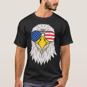 T-shirt Aigle patriotique 4 juillet États-Unis