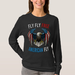 T-shirt Aigle patriotique 4 juillet patriotique