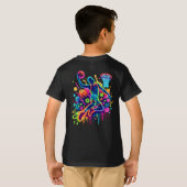 T-shirt Aigle patriotique américain (Dos entier)