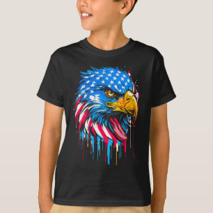 T-shirt Aigle patriotique américain