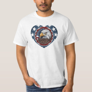 T-shirt Aigle patriotique des États-Unis