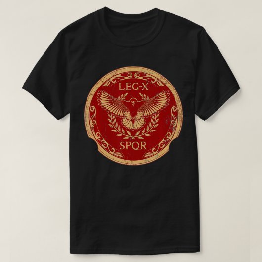 T-shirt Aigle romain de la 10e Légion SPQR (Design devant)
