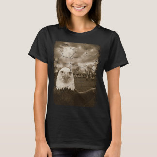 T-shirt Aigle Selfie Titre de Lexington États-Unis Liberté