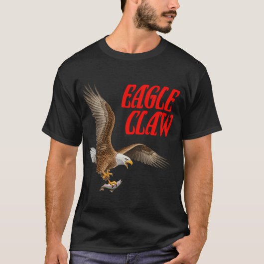 T-shirt Aigle (Texte Rouge) (Devant)