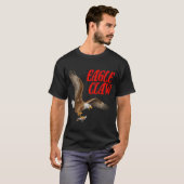 T-shirt Aigle (Texte Rouge) (Devant entier)
