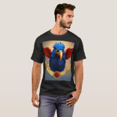 T-shirt Aigle : Un Emblème Féminin de Force (Devant entier)