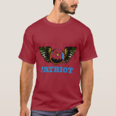 T-shirt Aigle volant, ajouter du texte (Devant)