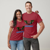 T-shirt Aigle volant, ajouter du texte (Unisexe)