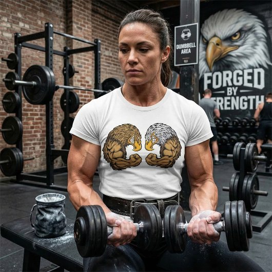 T-shirt Aigles Avec Muscles