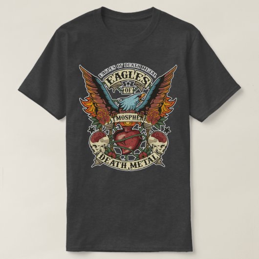 T-shirt AigLES DE MÉTAL MORT 4 (Design devant)