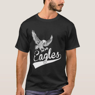 T-shirt Aigles Voler Aigles Vintages Voler Oiseau Inspirat