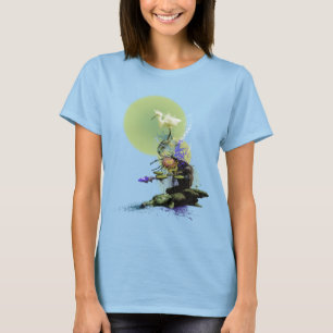 T-SHIRT AIGRETTE SNOWY ÉTANG DE CARPE SÉRÉNITÉ