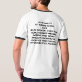 T-shirt aigu d'inquiétude (Dos)