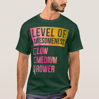 T-shirt Aiguillage Amusant Niveau Art de l'Aiguille en Aqu