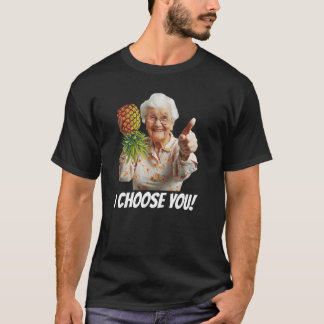 T-shirt Aiguille à ananas à aiguille drôle Inapproprié Emb